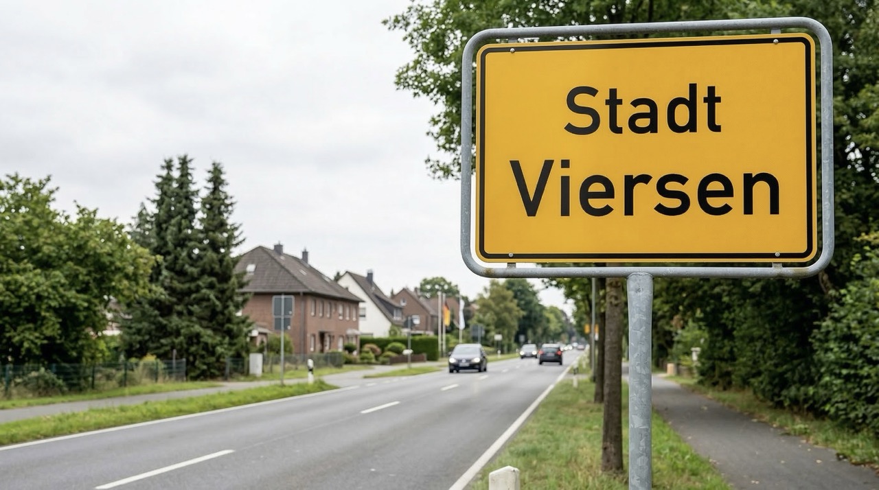 Ortsschild Viersen